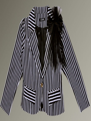 Girl coat zebra stripe design - Click Image to Close